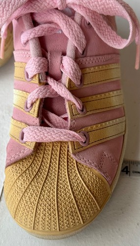 Adidas sneakers basse moda rosa giallo pelle donna taglia 8,5 (vedi foto) - Foto 10 di 13