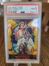 2023 Panini Select WWE Brutus The Barber Beefcake Gold Concourse #03/10