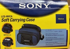 Sony LCS-MVCA Mavica Soft Carrying Case (Black/Blue)