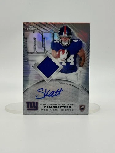 2025 Topps Chrome Cam Skattebo Rookie Patch Autographs (RAW)