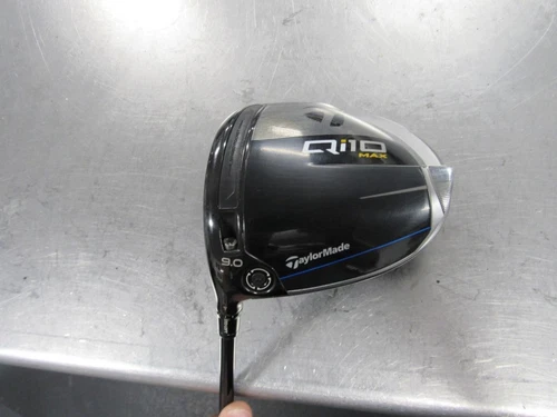 Taylormade Qi10 Max LEFT HANDED 9 Degree Driver Stiff Flex w/ HC
