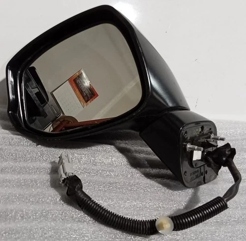 2013 Honda Civic LH Door Mirror Power Gray/Black w/o signal lamp non-heated 