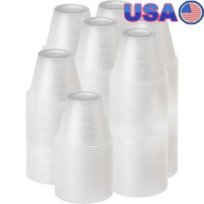 1000 Count 1 Oz Medicine Cups Clear Polypropylene Measuring Tools Liquids New