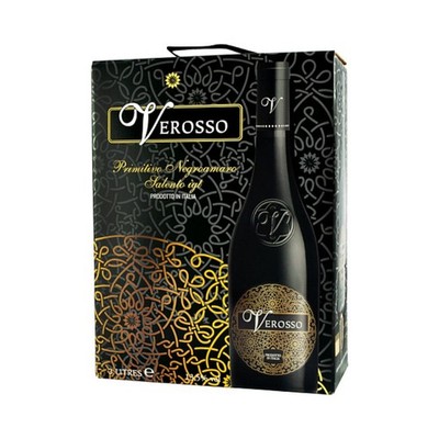 4x Verosso The Winemaker's Secret Blend Primitivo 3,0l BiB Rotwein   Top Qualit