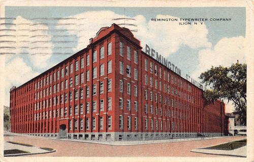 New York Postcard Remington Typewriter Company lLION New York