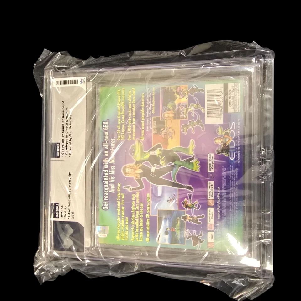 PS1Gex 3: Deep Cover Gecko Soulreaver & Warzone Demos PS1 Graded new WATA 9.6 A+ - Image 4 of 4