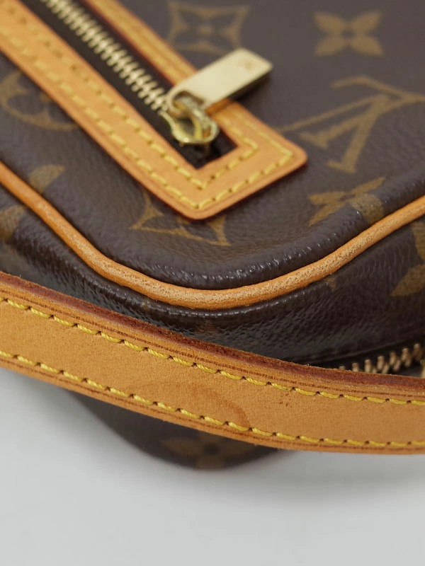 Louis Vuitton Monogram Leather Brown Pochette Cite Semi Shoulder Bag image 6