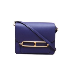 HERMES Roulis Pig Nose 23 Bleu Encre(M3) Evergrain Leather P215665144
