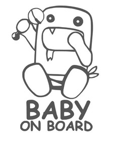Vinilo De Corte Pegatina Domokun Baby On Board Jdm Sticker Decal Bebe A Bordo Ebay