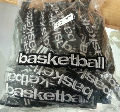 10x piece lot vintage iron on 4" basketball patches b-ball crafts arts - Picture 2 of 2