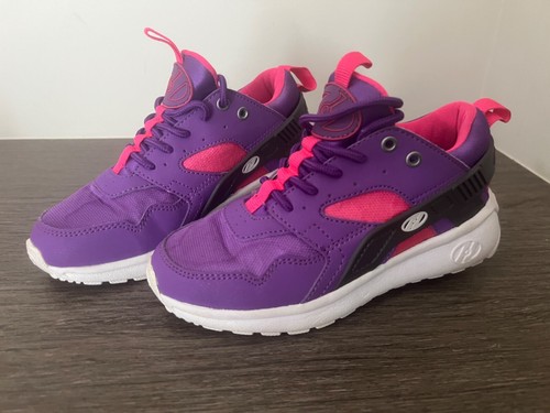 Heelys roller shoes Girls Youth size 1 usa 13 uk as new pink purple