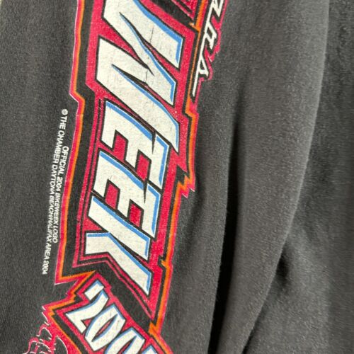 VINTAGE Dayton Bike Week Shirt Mens Large Black 2004 Florida Long Sleeve Print - Picture 5 of 13