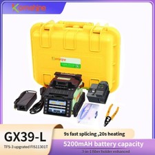 Optic Fiber Fusion Splicer  GX39-L With High Precision Fiber Cleaver 0.01dB Loss