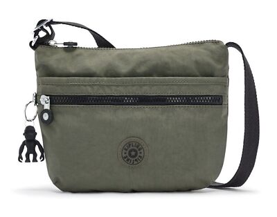 kipling Basic Eyes Wide Open Arto S Small Crossbody S Umhängetasche Green Moss