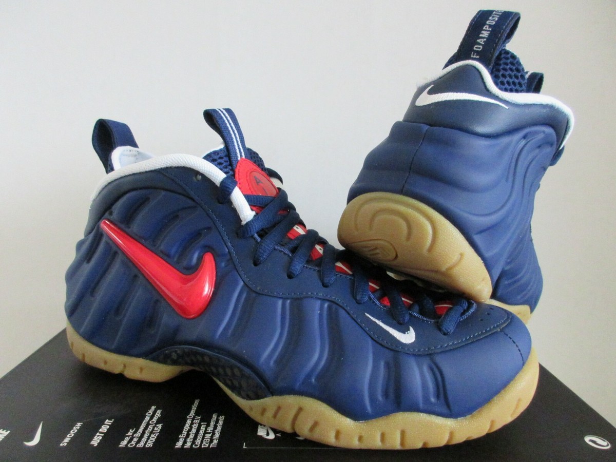 Nike Air Foamposite Pro 8 (UK 7) ブルー MENS NIKE AIR FOAMPOSITE PRO 