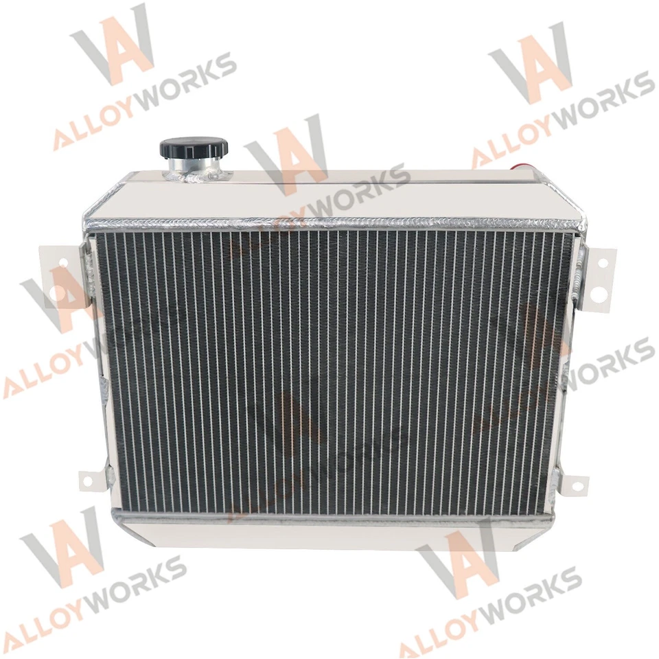 Radiador de liga de alumínio 3 fileiras para 1979 1980 1981 1982 Toyota Corolla TE71 TE72 - Imagem 3 de 4