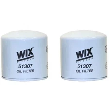 WIX Pair Set of 2 Engine Oil Filters (Spin-On) 51307