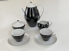 50er Jahre Schönwald Melchior Porzellan Mokkaservice Tête-à-Tête Mokkatasse