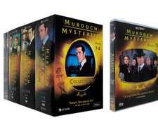 Murdoch Mysteries: Complete Series Seasons 1-18 3 movie DVD Box SET Free Ship