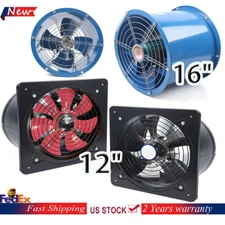 12" 16"  Fan Blower Axial Flow Exhaust Fan Ventilator Extractor 110V, 60HZ