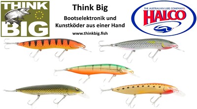  Halco Sorcerer 150, Länge 15cm Gewicht 30g, Top Wobbler zum Werfen & Schleppen 