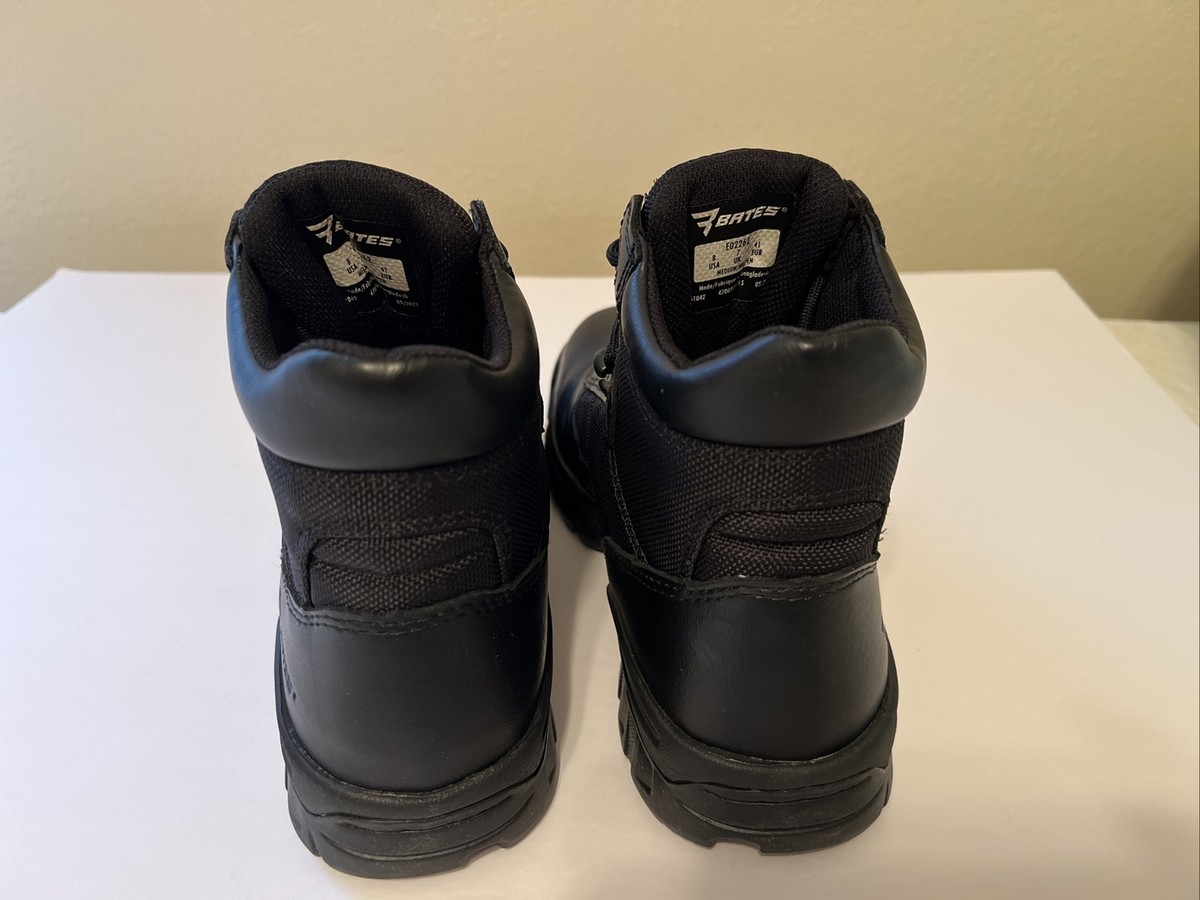 Bates E02262 Size 7 M Black Leather C3B B27 NEW MEN main image 3