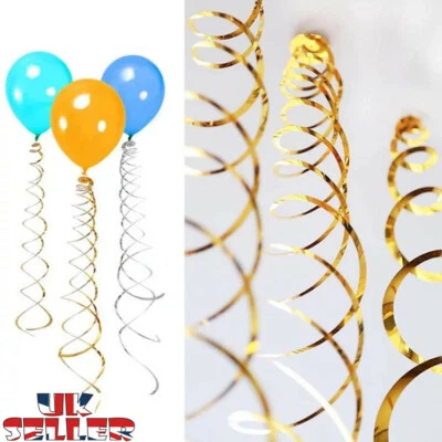 6PCS Hanging Spiral Swirls Birthday Wedding Ceiling Decoration Party Supplies UK