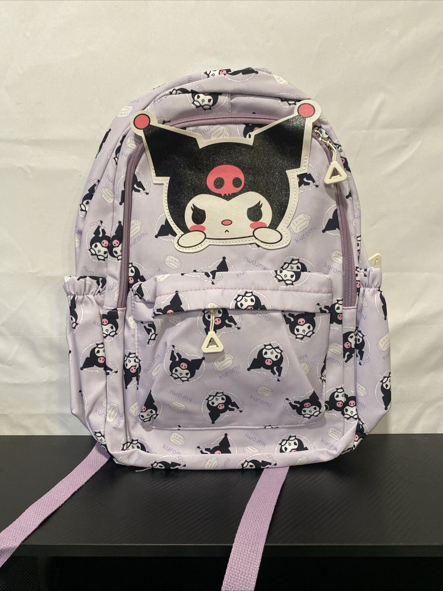 Sanrio Kawaii Kuromi🌸CUTE🌸School Backpack Big Size NEW