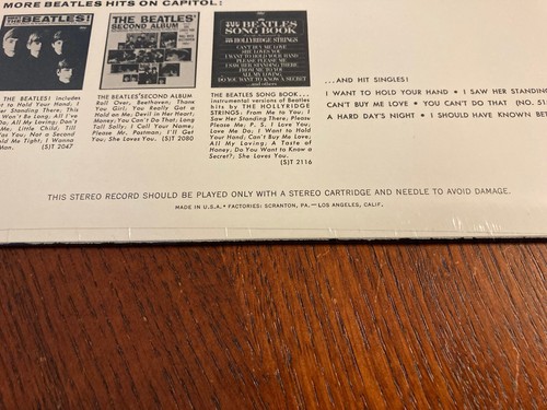 Beatles 'Something New' US Reissue Vinyl LP ST 2108 RIAA Award - NEW SEALED - Picture 3 of 11