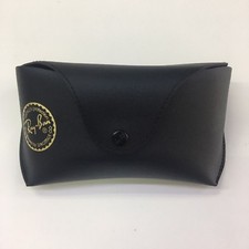 Ray Ban JUMBO SIZE Black Sunglasses Eyeglasses Case Snap Closure Belt Loop