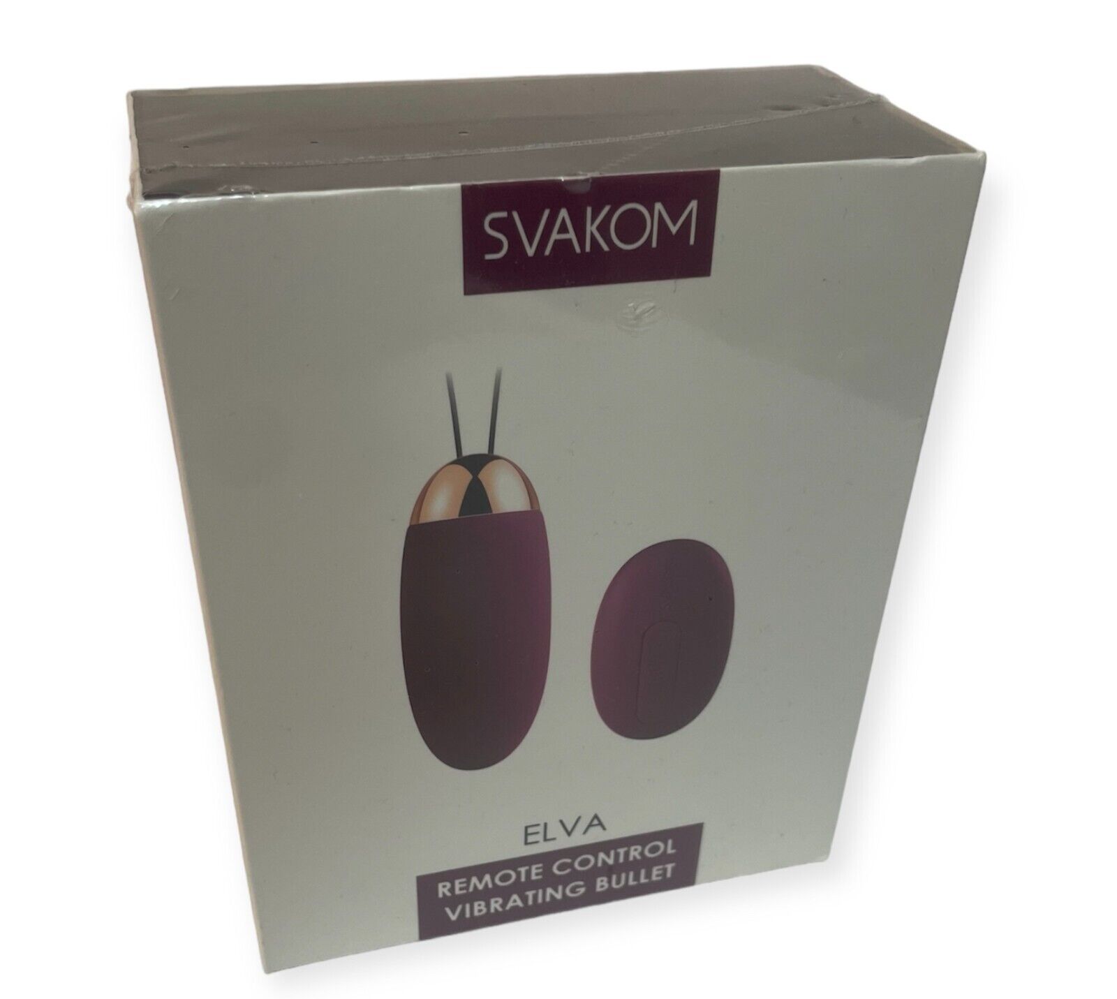 Vibrationsei mit Fernbedienung Vibro-Ei Svakom Elva Lila USB Vibration Silikon