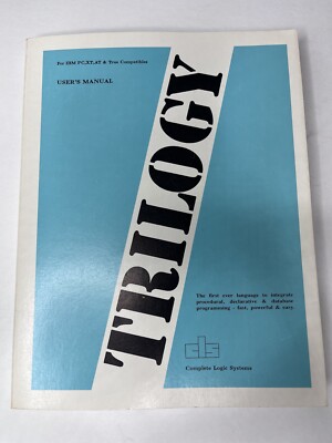 Trilogy User s Guide CLS IBM PC 1987