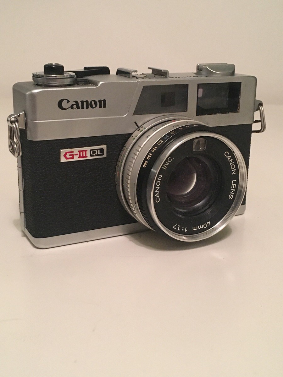 フィルムカメラ CANON CANONET QL17(QL19 Giii) Walnut ウォルナット CANON CANONET QL17(QL19 Giii) | Macha