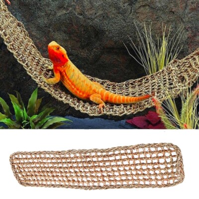 Hammock Reptile Bearded Dragon Tank Lizard Terrarium Accessories Plants Vines