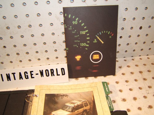 Land Rover 1997 Discovery Owner manual's OEM 1 Booklet with Green LR OEM 1 Case - Picture 17 of 22