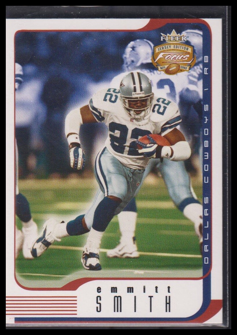 2002 Fleer Focus Jersey Edition Emmitt Smith #20