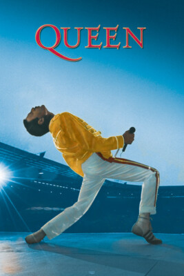 QUEEN POSTER LIVE AT WEMBLEY 1986