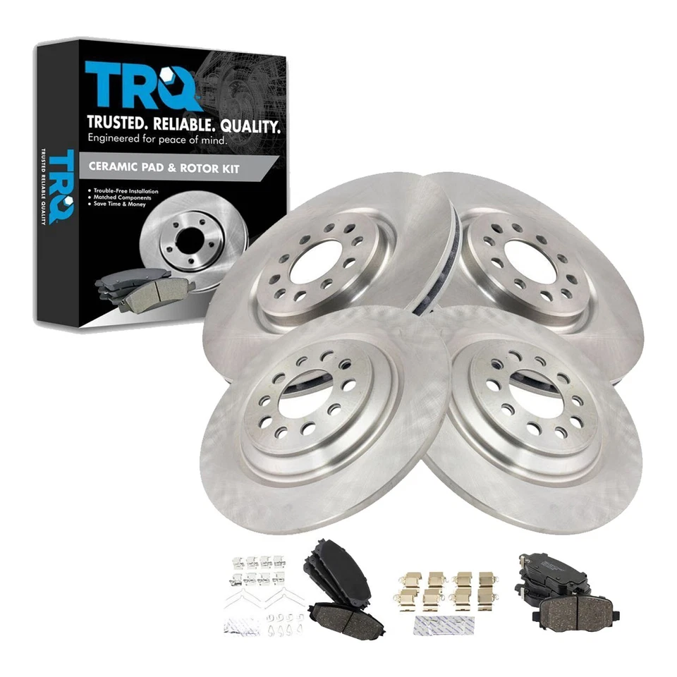 Керамические дисковые тормозные колодки и роторы премиум-класса Posi для Jeep 2014-2015 годов выпуска - Изображение 2 из 4