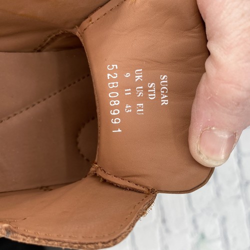 Hotter Comfort Sugar hellbraune Damengröße 11 Leder-Loafer Schuhe England Hakenschlaufe - Bild 15 von 15
