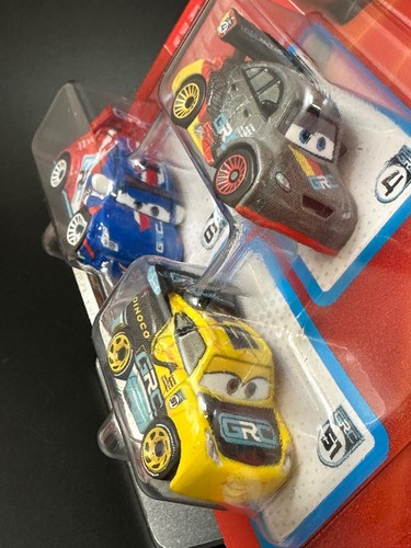 U-PICK Disney Pixar Cars GRC Paquete de 3 Lightning McQueen Cruz Ramírez Jackson Storm - Imagen 14 de 23