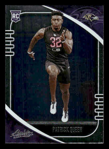 2020 Panini Absolute #185 Patrick Queen Rookie Baltimore Ravens