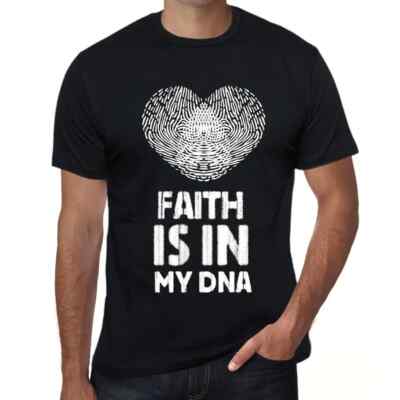 Herren Grafik T-Shirt Der Glaube ist in meiner DNA   Faith Is In My Dna