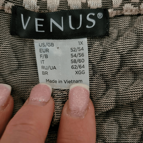 Venus Blush Gold Shiny v-neck Blouson with Oversized Top Short Sexy Dress Plus - Picture 8 of 11