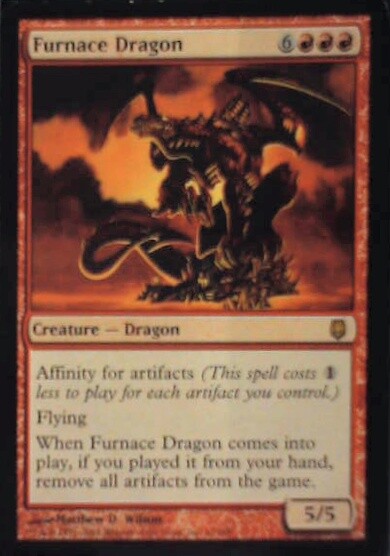 Furnace Dragon - Darksteel: #62, Magic: The Gathering Lp R99