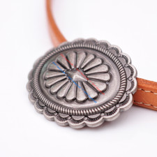 6X Antique Silver Tribal Ancient Flower Conchos For Belt Leathercraft 49 38mm