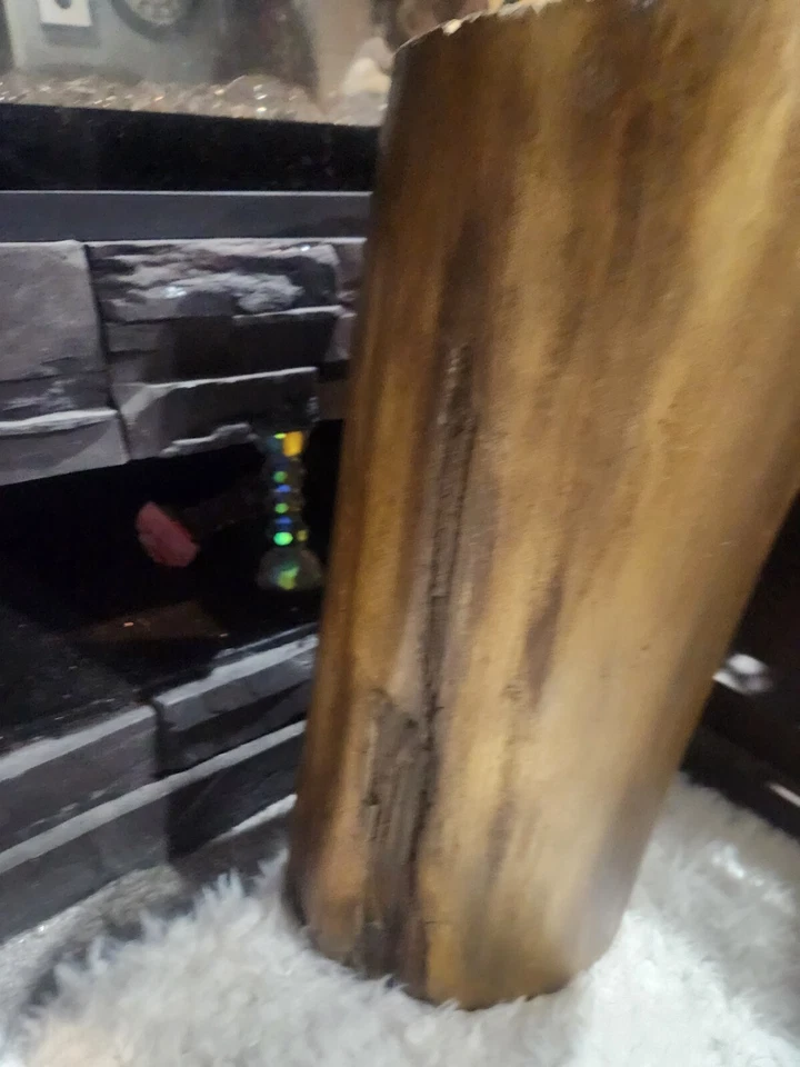 Tree Stump Stool, Natural Edge Side Table End Table - Image 3 of 4