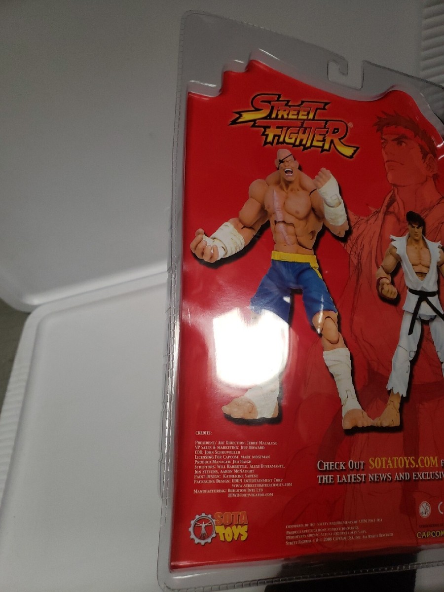 Street Fighter Ryu Vs Sagat Action figures X-Treme Toys Exclusive