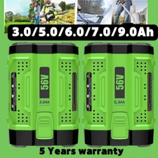 56V 9.0Ah 7.5Ah Lithium-ion Battery For EGO 56 Volt Power BA4200T BA1400 BA1400T