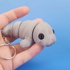 Sweet Manatee Keychain