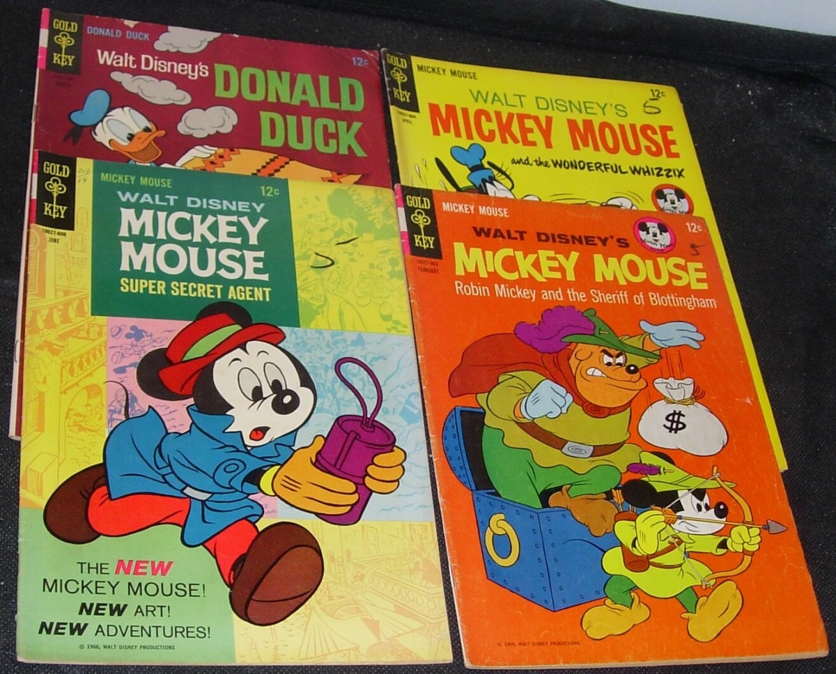 80's SUNDAY COMICS “Disney Mickey” 刺繍